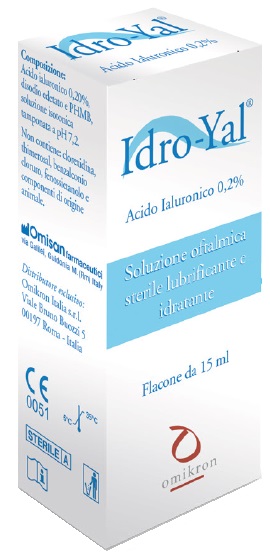 IDRO-YAL SOLUZIONE OFTALMICA LUBRIFICANTE IDRATANTE ACITO IALURONICO 0,2% 15 ML - FarmaLucia