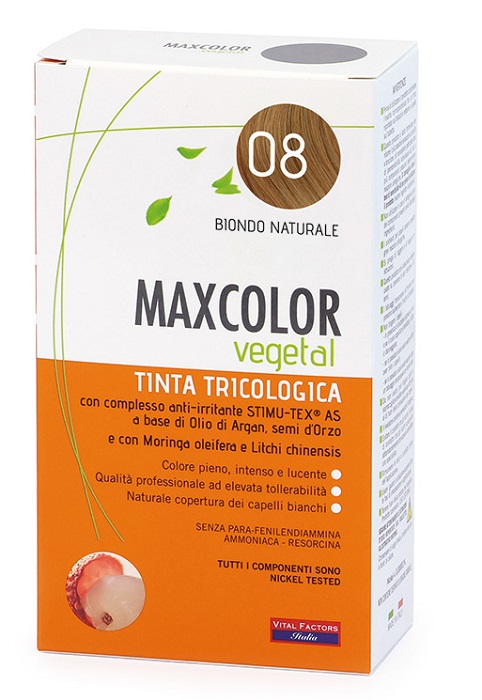 MAX COLOR VEGETAL 08 TINTURA 140 ML - FarmaLucia
