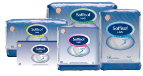 PANNOLONE PER INCONTINENZA CON PROTEZIONI DISCRETE MORBIDE E ANATOMICHE CON NUCLEO SUPER ASSORBENTE E UNO SPECIALE FILTRANTE ESTERNO TRASPIRANTE SOFFISOF LADY NORMALE 12 PEZZI - FarmaLucia