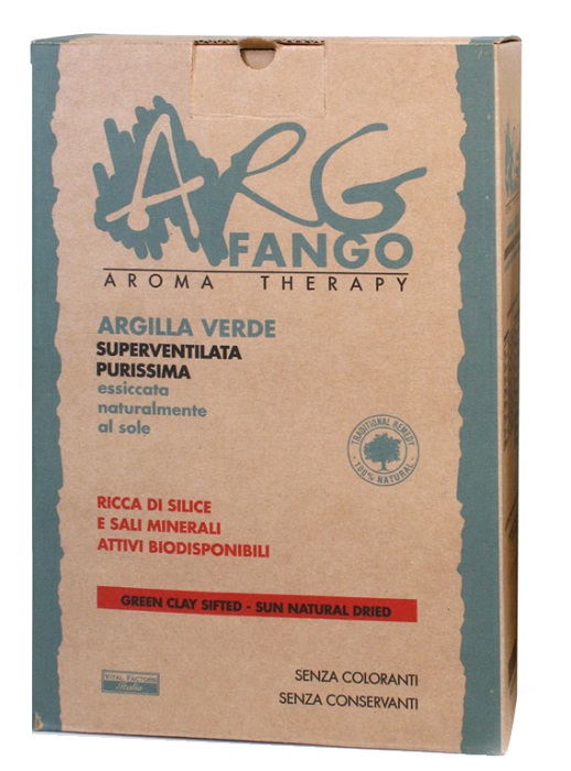 ARGFANGO AROMA THERAPY ARGILLA VERDE SUPERVENTILATA PURISSIMA 1 KG - FarmaLucia