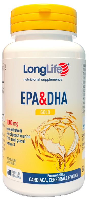 LONGLIFE EPA DHA GOLD 60 PERLE - FarmaLucia