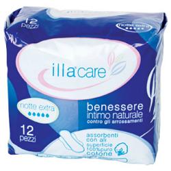 ILLA CARE ASSORBENTE NOTTE EXTRA 12 PEZZI - FarmaLucia