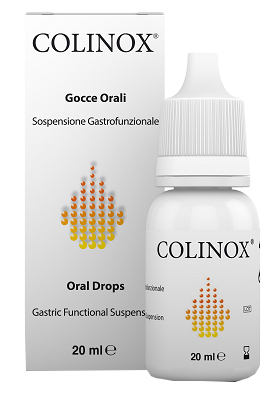 COLINOX SOSPENSIONE GASTROFUNZIONALE GOCCE OROSOLUBILI TRATTAMENTO METEORISMO AEROFAGIA COLICHE GASSOSE 20 ML - FarmaLucia