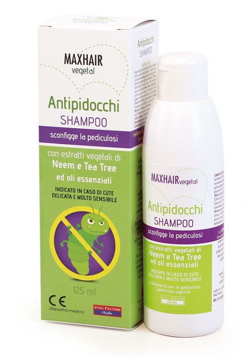 MAXHAIR VEGETAL SHAMPOO PIDOCCHI 125 ML - FarmaLucia