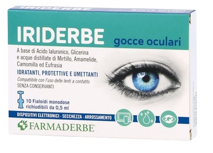 IRIDERBE GOCCE OCULARI MONODOSI 10 FLACONCINI DA 0,5ML - FarmaLucia