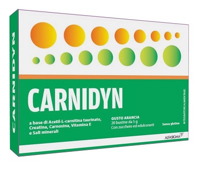CARNIDYN 20 BUSTINE DA 5 G GUSTO ARANCIA - FarmaLucia