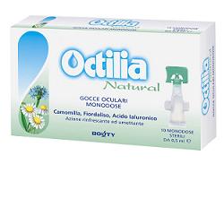 OCTILIA NATURAL GOCCE OCCHI IRRITATI E ARROSSATI 10 FLACONCINI MONODOSE 0,5 ML - FarmaLucia