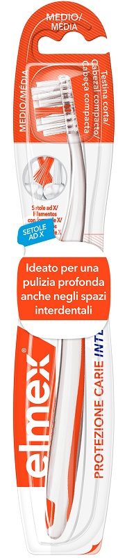 ELMEX INTERX SPAZZOLINO PROTEZIONE CARIE TESTINA CORTA - FarmaLucia