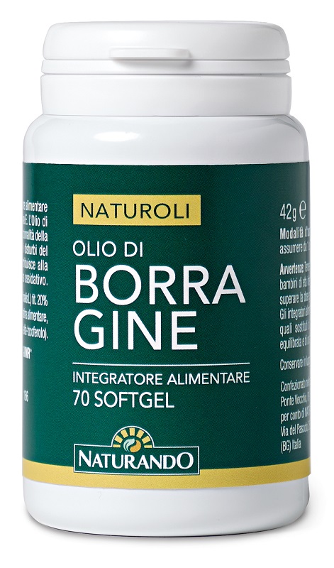 NATUROLI OLIO DI BORRAGINE 70 SOFTGEL - FarmaLucia
