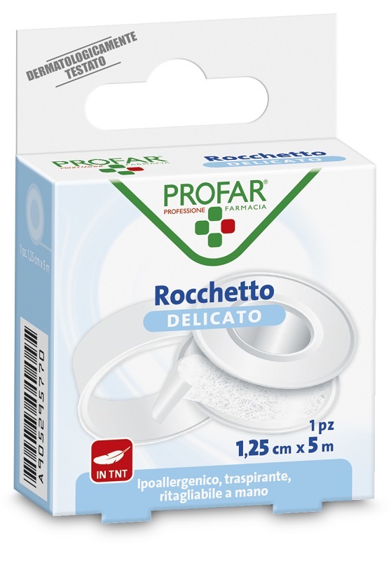 CEROTTO ROCCHETTO TESSUTO NON TESSUTO DELICATO CM 1,25X5 M PROFAR - FarmaLucia