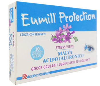EUMILL PROTECTION GOCCE OCULARI 10 FLACONCINI MONODOSE 0,5 ML - FarmaLucia