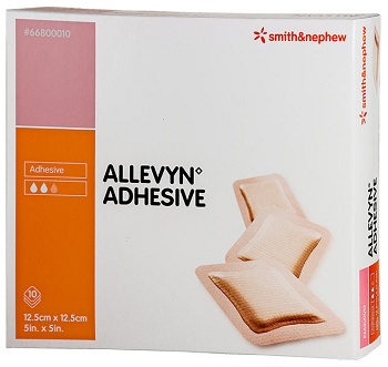 MEDICAZIONE IDROCELLULARE STERILE ALTAMENTE ASSORBENTE ADESIVA IN SCHIUMA DI POLIURETANO 12,5X12,5CM 10 PEZZI - FarmaLucia