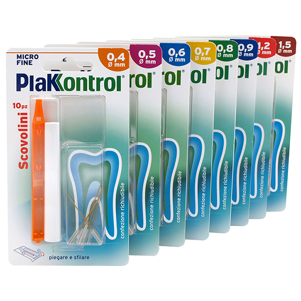 PLAKKONTROL MINIGRIP SCOVOLINO 0,5 MM 10 PEZZI - FarmaLucia
