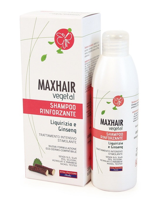 MAXHAIR VEGETAL SHAMPOO RINFORZANTE 200 ML - FarmaLucia