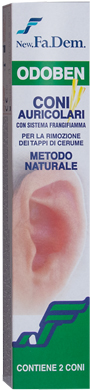 ODOBEN CONO PER PULIZIA AURICOLARE 2 PEZZI - FarmaLucia