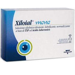 SOLUZIONE OFTALMICA IDRATANTE LUBRIFICANTE XILOIAL 20 MONODOSE DA 0,5ML - FarmaLucia