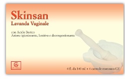 SKINSAN LAVANDA VAGINALE 4 FLACONI 140 ML + 4 CANNULE VAGINALI MONOUSO IN BLISTER - FarmaLucia