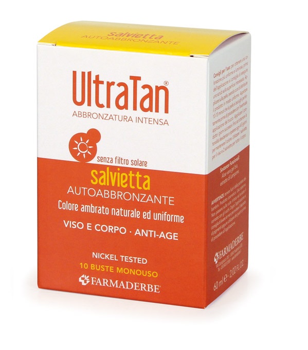 ULTRA TAN SALVIETTE AUTOABBRONZANTI 10 BUSTE - FarmaLucia