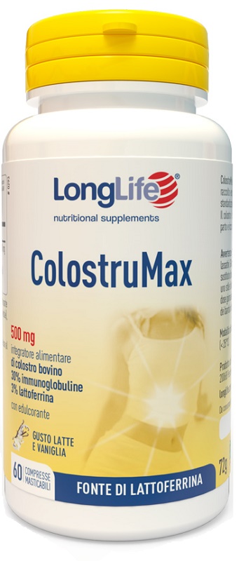 LONGLIFE COLOSTRUMAX 60 COMPRESSE MASTICABILI - FarmaLucia