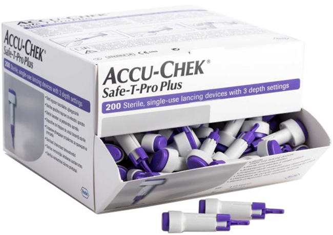 LANCETTE PUNGIDITO ACCU-CHEK SAFE T PRO PLUS PD 200 PEZZI - FarmaLucia