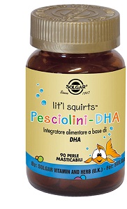 PESCIOLINI DHA 90 PERLE MASTICABILI - FarmaLucia