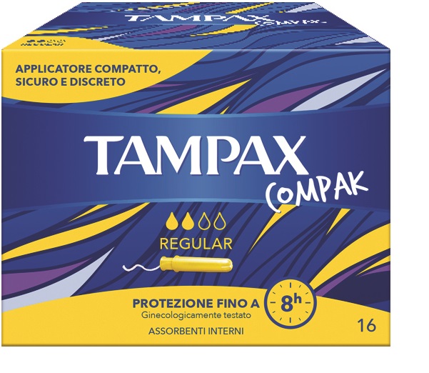 TAMPAX COMPAK REGULAR 16 PEZZI - FarmaLucia