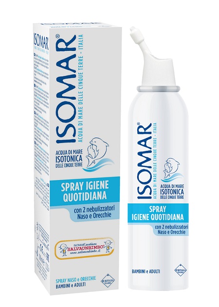 SOLUZIONE ACQUA DI MARE ISOMAR SPRAY IGIENE QUOTIDIANA 100 ML - FarmaLucia