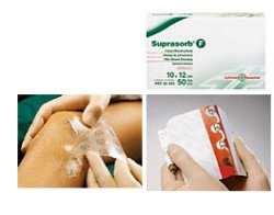 MEDICAZIONE STERILE IN FILM IN POLIURETANO TRASP. SUPRASORB F 10X12CM 10 PEZZI - FarmaLucia