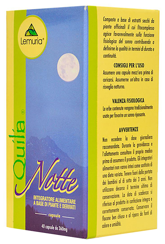 QUILIA NOTTE 40 CAPSULE - FarmaLucia