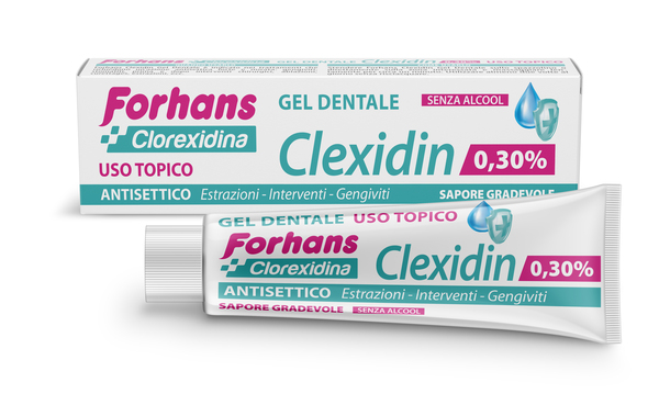 FORHANS CLEXIDIN COLLUTORIO IN GEL ALLA CLOREXIDINA 0,30% 30 - FarmaLucia
