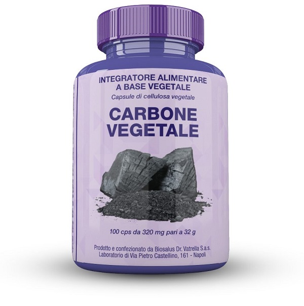 CARBONE VEGETALE 100 CAPSULE 32 G - FarmaLucia
