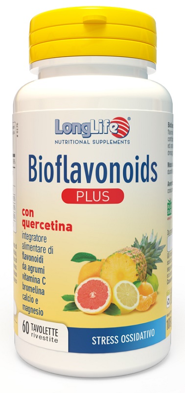 LONGLIFE BIOFLAVONOIDS PLUS 60 TAVOLETTE RIVESTITE - FarmaLucia