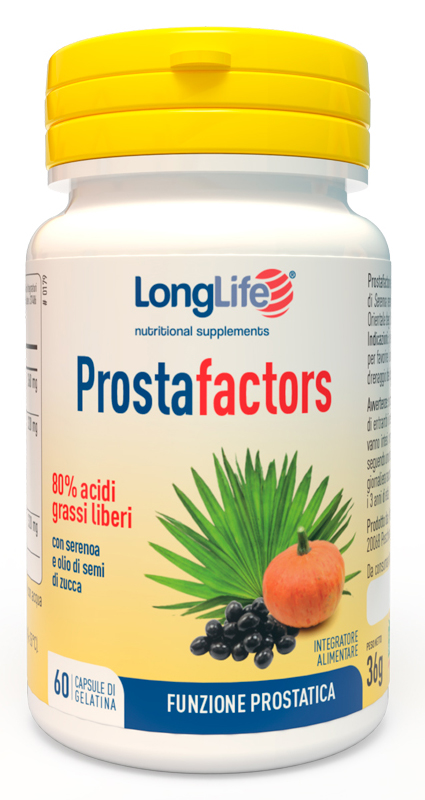 LONGLIFE PROSTAFACTORS 60 CAPSULE - FarmaLucia