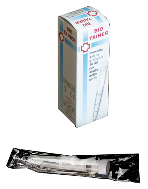 BIO TAINER PROVETTA STERILE PER URINA 10 ML - FarmaLucia