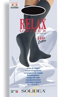 RELAX UNISEX 140 GAMBALETTO COTTON BLU SCURO 1 - FarmaLucia