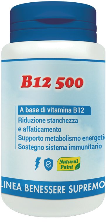 B12 500 CIANOCOBALAMINA 100 CAPSULE VEGETALI - FarmaLucia