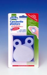 CUSCINETTO PLANTARE REALIZZATO IN GEL DI SILICONE BIANCO SEMITRASPARENTE SAGOMATO PER AMMORTIZZARE E PROTEGGERE PRESSIONE E SFREGAMENTI SOTTO LA PIANTA DEI PIEDI 2 PEZZI - FarmaLucia