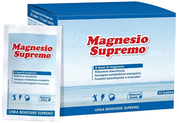 MAGNESIO SUPREMO 32 BUSTINE - FarmaLucia