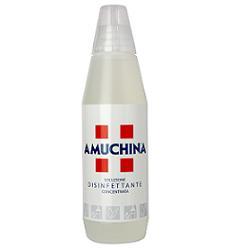 DISINFETTANTE IGIENIZZANTE A BASE DI IPOCLORITO DI SODIO ANTIMICROBICO AD AMPIO SPETTRO D'AZIONE AMUCHINA LIQUIDA 100% 1000 ML - FarmaLucia