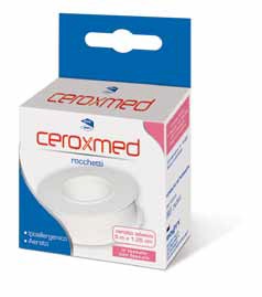 CEROTTO ADESIVO IN ROCCHETTO CEROXMED IN TESSUTO NON TESSUTO AERATO IPOALLERGENICO BIANCO 500X1,25 CM 1 PEZZO - FarmaLucia