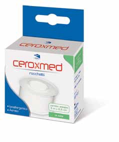 CEROTTO ADESIVO IN ROCCHETTO CEROXMED IN SETA AERATO IPOALLERGENICO BIANCO 500X2,5 CM 1 PEZZO - FarmaLucia