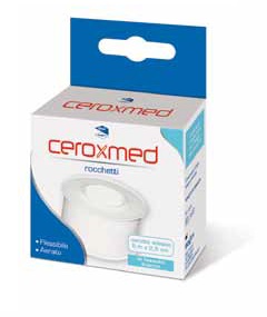 CEROTTO IN ROCCHETTO CEROXMED AERATO IN TESSUTO BIANCO 500X2,50 CM 1 PEZZO - FarmaLucia