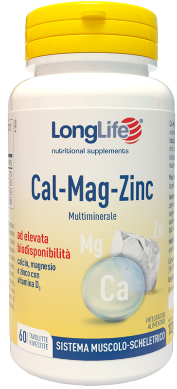 LONGLIFE CAL MAG ZINC 60 TAVOLETTE - FarmaLucia