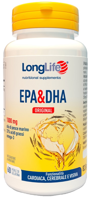 LONGLIFE EPA DHA 60 PERLE - FarmaLucia