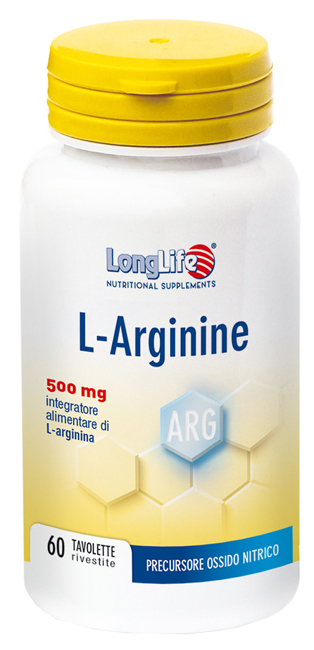 LONGLIFE L-ARGININE 60 TAVOLETTE RIVESTITE DA 900 MG - FarmaLucia