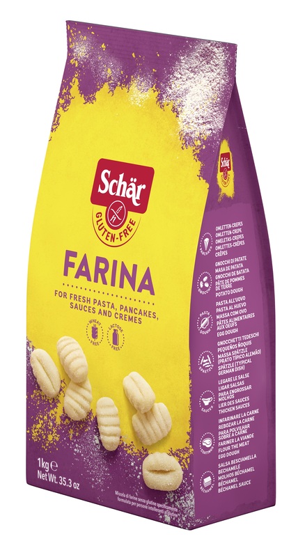 SCHAR FARINA PER PASTA FRESCA PANCAKES SALSE E CREME 1 KG - FarmaLucia