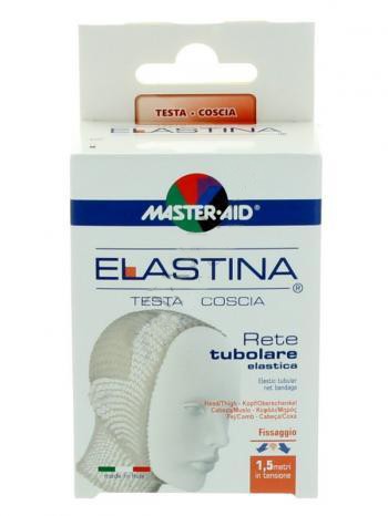 RETE TUBOLARE ELASTICA IPOALLERGENICA MASTER-AID ELASTINA TESTA/COSCIA 1,5 MT IN TENSIONE CALIBRO 6 CM - FarmaLucia