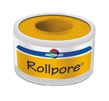 CEROTTO IN ROCCHETTO MASTER-AID ROLLPORE TESSUTO NON TESSUTO 5X5 - FarmaLucia