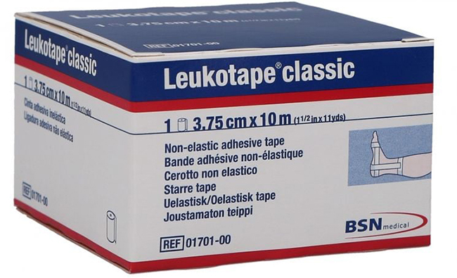 LEUKOTAPE BENDA ANELASTICA PER BENDAGGI FUNZIONALI 3,75X100 CM - FarmaLucia