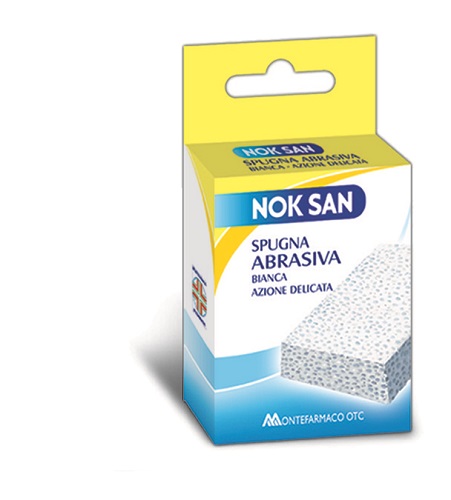 NOK SAN SPUGNA ABRASIVA BIANCA 1 PEZZO - FarmaLucia